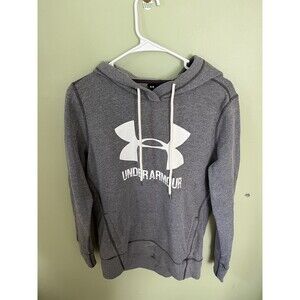 Under Armour Women's Hoodie Sweatshirt Gray Pullover Size Small
